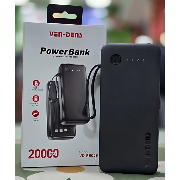 Orginal VEN-DENS Power Bank 20000mAh