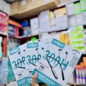 Unigar 300 Hours Standby Wireless Neckband – নন-স্টপ মিউজিক আর লং ব্যাটারি লাইফ